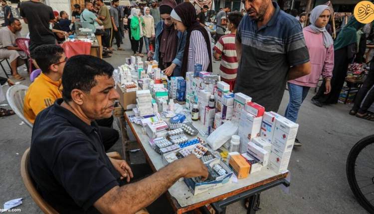 دستفروشی دارو در غزه